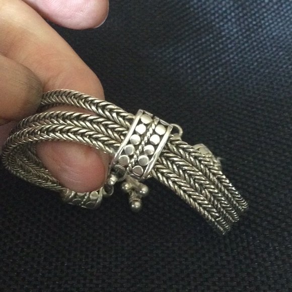 3 Chain Silver bracelet - Picture 2 of 5